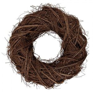 Přírodní hnědý proutěný věnec Woodly M - Ø 40*11cm 6RO0601M obraz