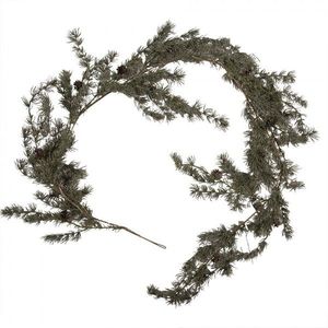 Vánoční zelená cedrová girlanda se šiškami a LED - 20*7*180 cm / 3*AA 66431 obraz