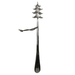 Stříbrná kovová lžíce na obouvání stromek Tree - 51cm ABSLKB obraz