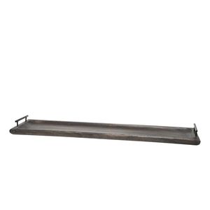 Dlouhý úzký dřevěný servírovací podnos s uchy Tours Tray - 90*20*8 cm 61079625 obraz