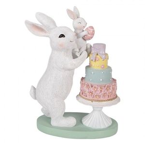 Dekorace králíčci zdobící dort vajíčkem - 21*10*27 cm 6PR5934 obraz