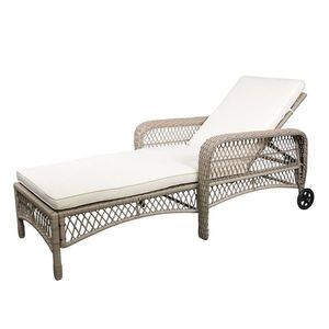 Zahradní lehátko s výpletem a kolečky La Riche - 185*80*55 cm 40057000 obraz
