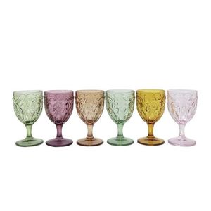 Set 6ks barevných skleniček na víno Saint-Émilion - Ø 8*15 cm / 250ml 61099000 obraz