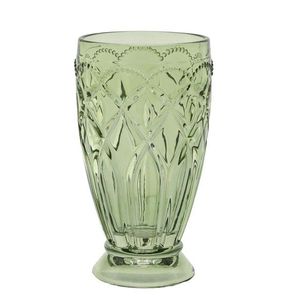 Zelená vysoká sklenička na drink Saint-Émilion - Ø 8*15 cm / 350ml 61098621 obraz