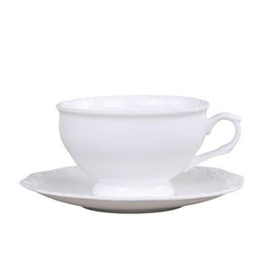 Porcelánový šálek s podšálkem na čaj Provence lace - 12cm / 350ml 63014001 obraz