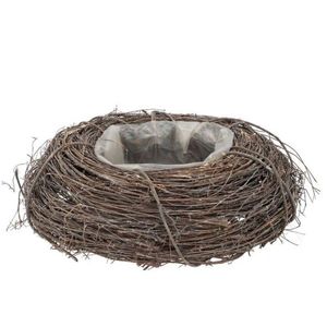 Šedý květináč věnec z jilmových větví Elm Branch - Ø 40*10 cm 770218 obraz