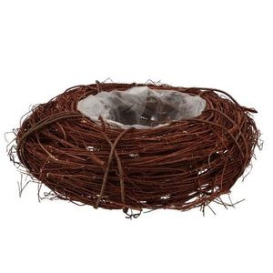 Hnědý květináč věnec z jilmových větví Elm Branch - Ø 30*10 cm 770215 obraz