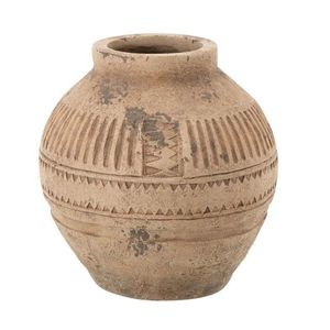 Béžový antik květináč / váza Antiqou French - Ø 28*28 cm 60305 obraz