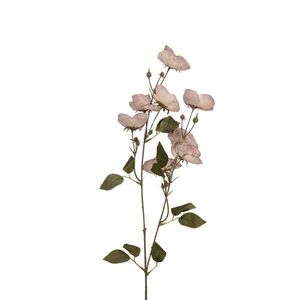 Umělá dekorační květina růže s fialkovými květy - 10*14*80 cm 5PL0268LPA obraz