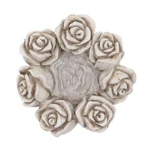 Cementový květináč mísa s růžemi Saint antique Rose - 24*24*9 cm 573509 obraz