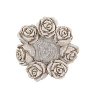 Cementový květináč mísa s růžemi Saint antique Rose - 21*21*8 cm 573510 obraz