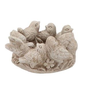 Cementový květináč mísa s ptáčky Saint antique Bird - 22*21*11 cm 573351 obraz