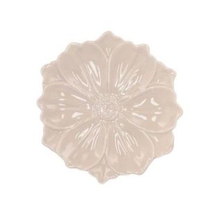Šedý keramický talířek ve tvaru květu Bloom Cosmea - Ø 11*3 cm 202846 obraz