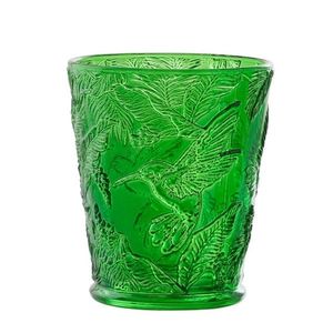 Zelená sklenička kolibřík Hummin Bird - Ø 9*10 cm / 250 ml 63447 obraz