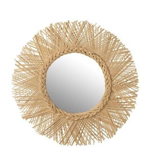 Nástěnné kulaté zrcadlo lemované trávou Daan grass - Ø 60*5cm 11244 obraz