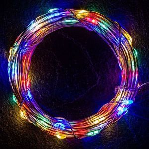 VOLTRONIC 68049 Sada 2 kusů světelných drátů - 200 LED, barevná obraz