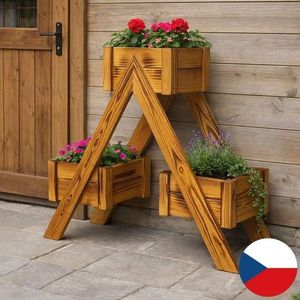 Stojan na květináče 68×56×24 cm, 3 ks obraz