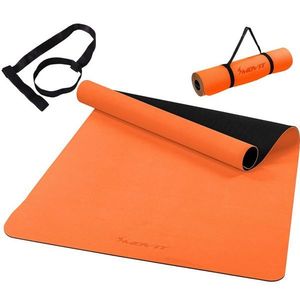 MOVIT Fitness jóga podložka protiskluzová 190 x 100 x 0, 6 cm (oranžová) obraz
