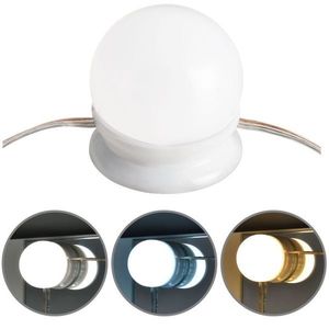 LED světla na zrcadlo k toaletnímu stolku 10 lamp, USB obraz