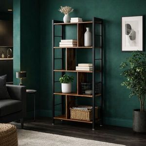 Policový regál na knihy 74×30×154, 5 cm, 4 police obraz