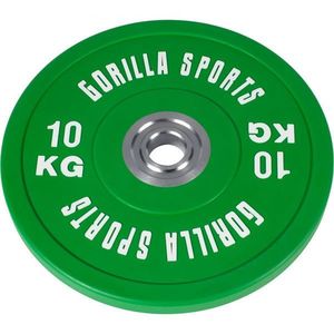 Gorilla Sports Zátěžový kotouč, pogumovaný, 10 KG obraz