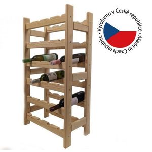 Gaboni 82023 Dřevěný stojan na víno pro 24 lahví obraz