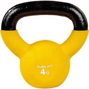 63640 MOVIT Kettlebell činka žlutá, 4 kg obraz