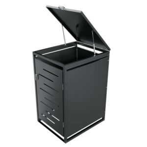 Kovový přístřešek na popelnici 66 × 119 × 80 cm obraz