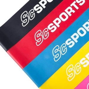 Sada fitmess odporových gum ScSPORTS®, 5 ks obraz