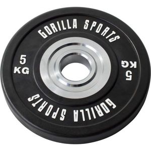 Gorilla Sports Zátěžový kotouč, pogumovaný, 5 KG obraz