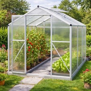 Skleník 253 × 190 cm (4, 75 m²), polykarbonát, se základem obraz