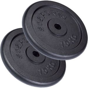 ScSPORTS Sada litinových kotoučů 30 kg, 2x15 kg obraz