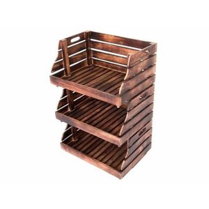 Divero 60220 Sada stohovatelných bedýnek 3 ks - 49 x 35 cm obraz