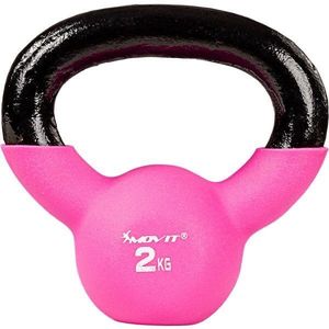 63639 MOVIT Kettlebell činka růžová, 2 kg obraz