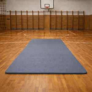 Podložka na cvičení 210 × 110 × 2 cm šedá XXL obraz