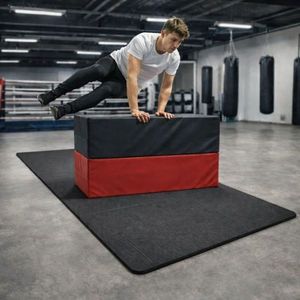 Podložka na cvičení 210 × 110 × 2 cm černá XXL obraz