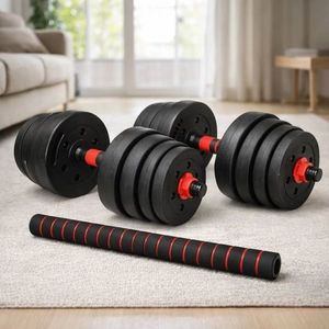 Nakládací činky 2v1 30 kg – jednoruční obraz