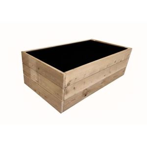 Dřevěný vyvýšený záhon, 156 x 95 x 42 cm obraz