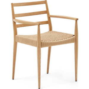 Jídelní židle z dubového dřeva v přírodní barvě v sadě 2 ks Analy – Kave Home obraz