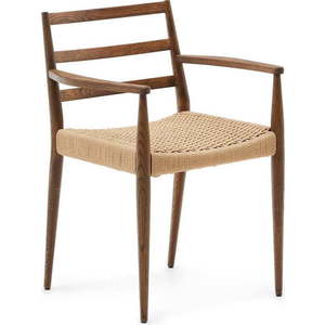 Jídelní židle z dubového dřeva v hnědo-přírodní barvě v sadě 2 ks Analy – Kave Home obraz