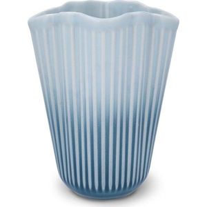 Světle modrá keramická váza (výška 20, 5 cm) Hammershøi – Kähler Design obraz