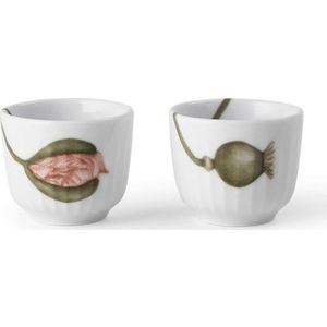 Porcelánové stojánky na vajíčka v sadě 2 ks Hammershøi Poppy – Kähler Design obraz