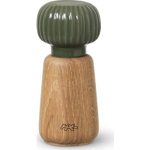 Zelený/v přírodní barvě dřevěný mlýnek na pepř a sůl Hammershøi – Kähler Design obraz