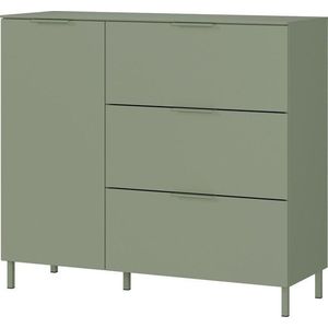 Zelená matná skříňka 109x98x40 cm Savoca – Germania obraz