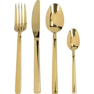 Nerezový příbor 16 ks ve zlaté barvě Diseno – Mikasa obraz