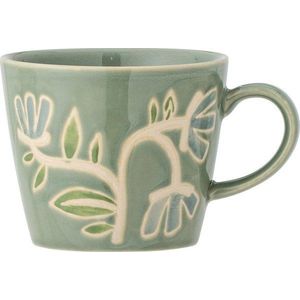 Zelený kameninový šálek 380 ml Tangier – Bloomingville obraz