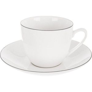 Bílý porcelánový šálek na cappuccino 210 ml Decora – Orion obraz