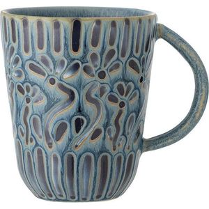 Modrý kameninový hrnek 150 ml Samsin – Bloomingville obraz