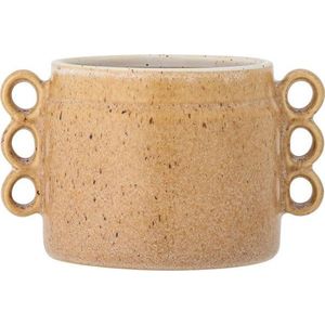 Kameninový ručně malovaný obal na květináč ø 15 cm Souri – Bloomingville obraz