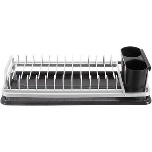 Černobílý kovový odkapávač 41, 5x17 cm Deluxe – Orion obraz